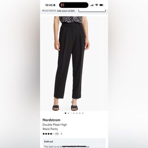 *TWO PAIRS* Nordstrom Women's Black Ankle Pants